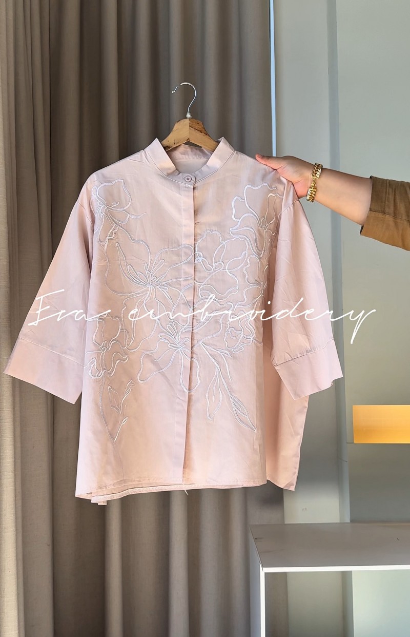EVA EMBROIDERY PEACH