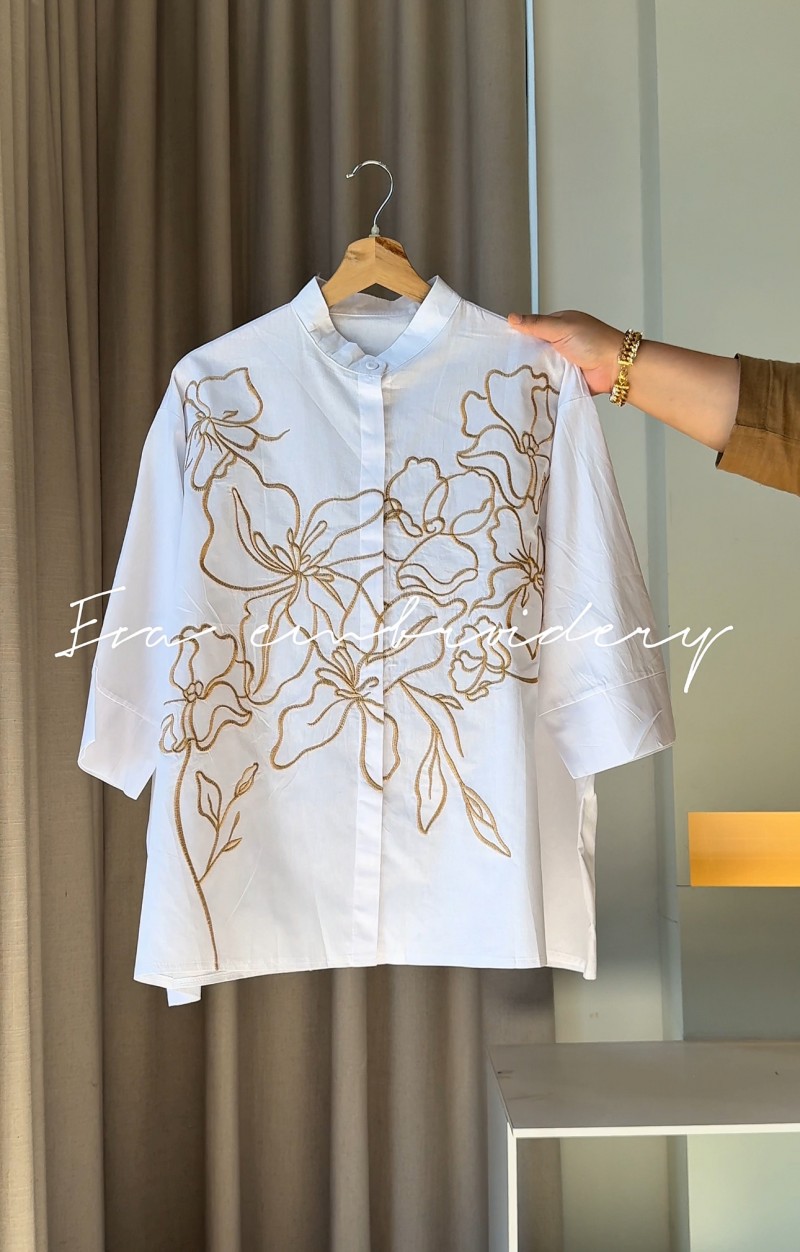 EVA EMBROIDERY OFFWHITE