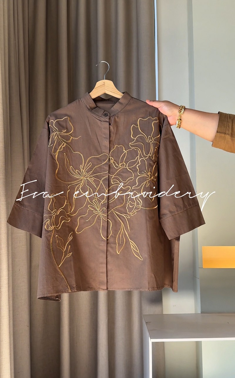 EVA EMBROIDERY CHOC