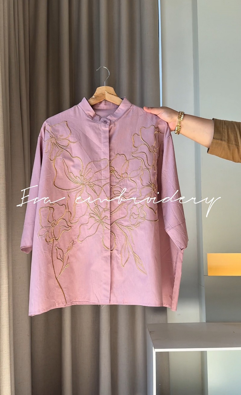 EVA EMBROIDERY PINK