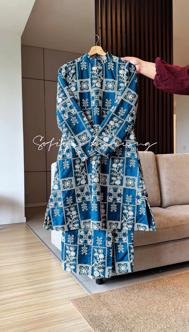 SOFIYYA KURUNG IN TEAL