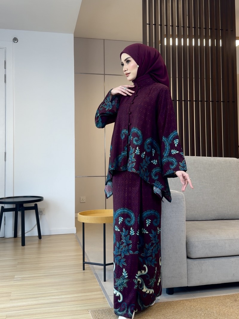 BATIK IN PLUM PURPLE