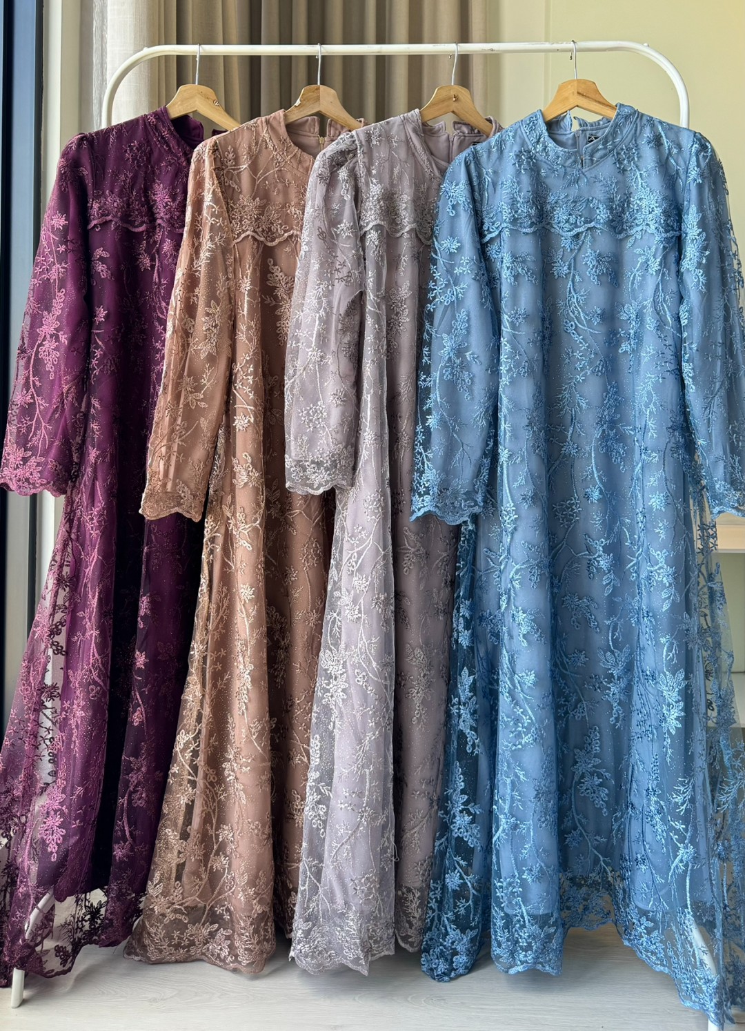 MALIKA ABAYA DUSTY PURPLE