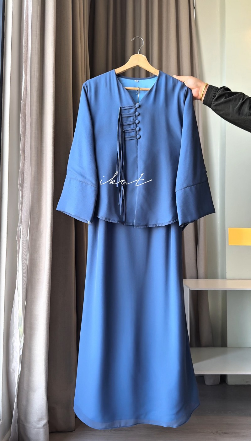 IKAT IN ASH BLUE