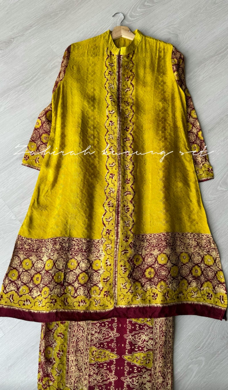 ZAHIRAH SET YELLOW LIME