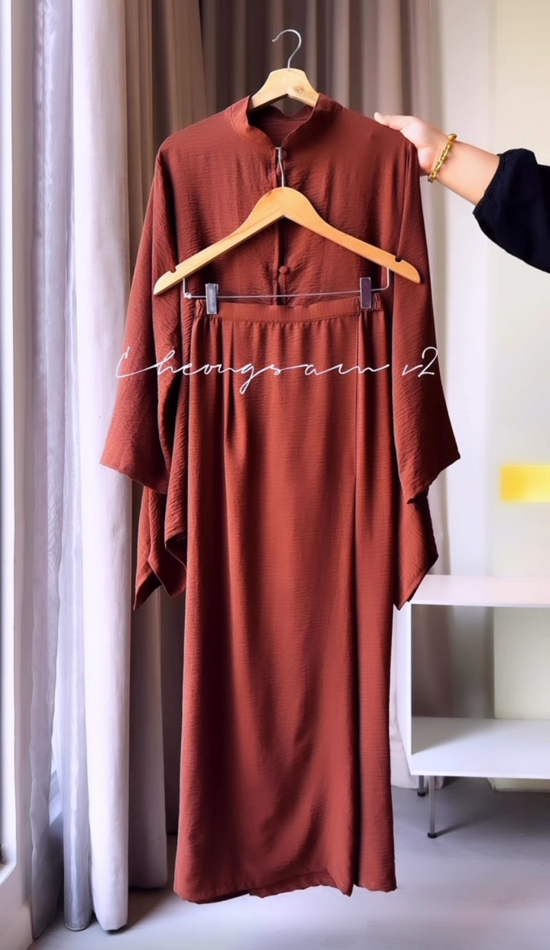 CHEONGSAM V2 BROWN
