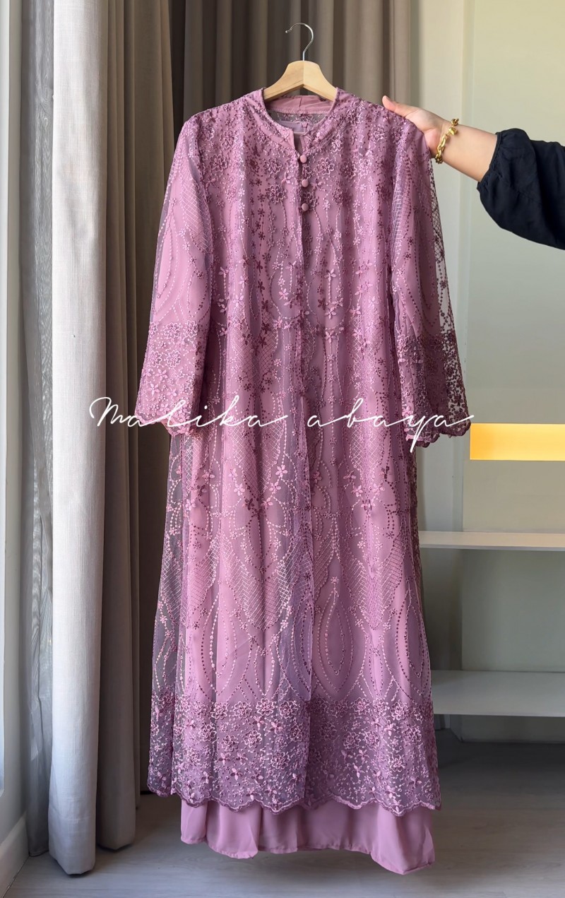 MALIKA ABAYA V2 PINK