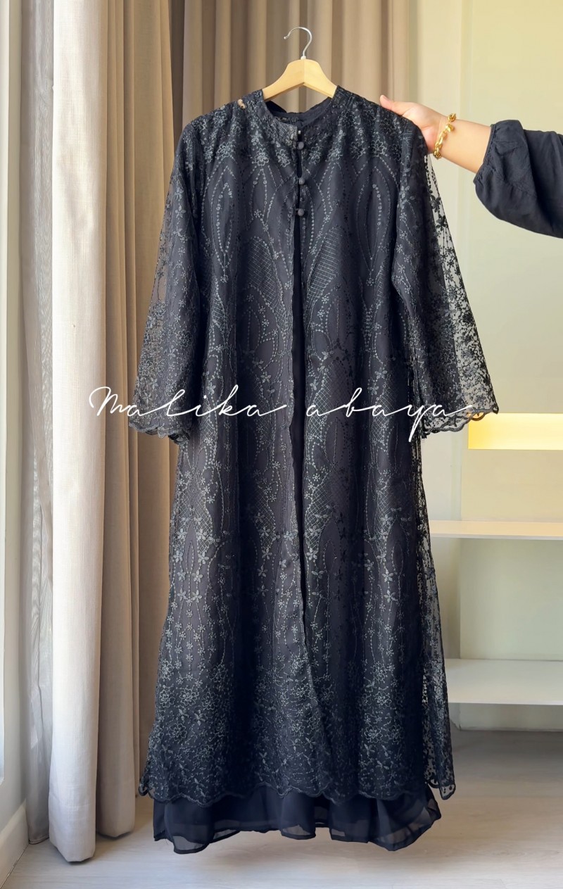MALIKA ABAYA V2 BLACK