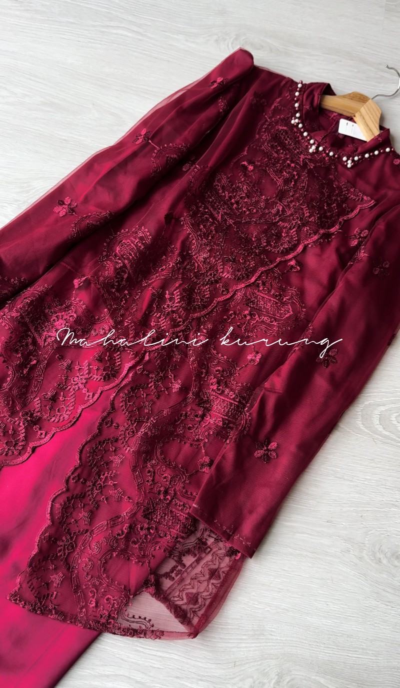 MAHALINI DARK MAROON