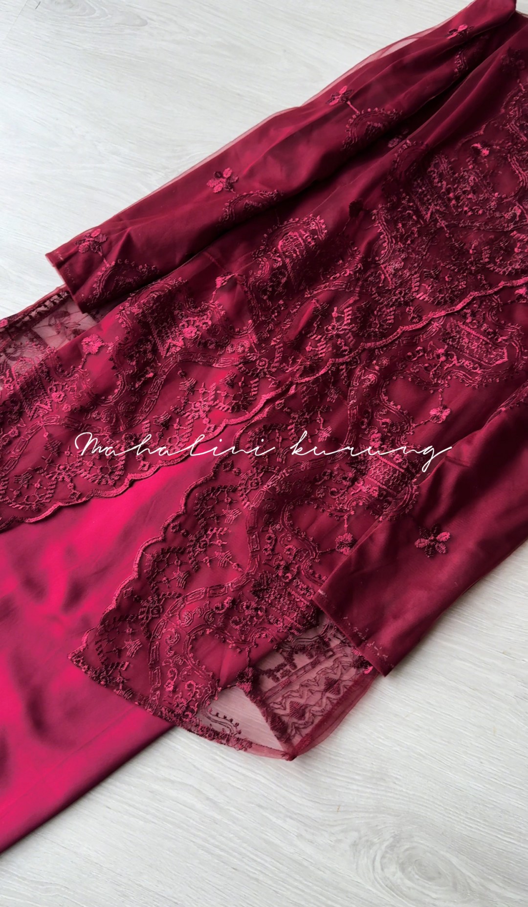 MAHALINI DARK MAROON